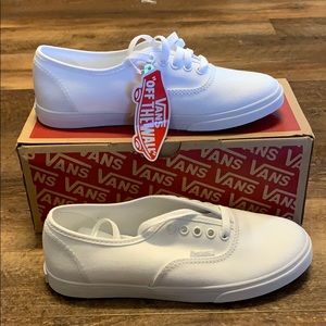 NWB Authentic Lo Pro Vans - White